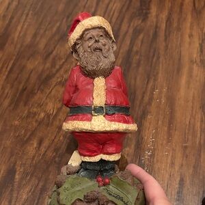 Tom Clark Handcrafted Santa Claus and Gnome Figurines- Signed!